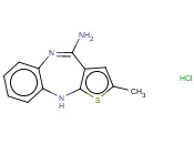 4-AMINO-2-METHYL-<span class='lighter'>10</span>H-THIENO[2,3-B][1,5]BENZODIAZEPINE MONOHYDROCHLORIDE