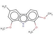 1,2,8-TRIMETHOXY-6-METHYL-9H-CARBAZOLE