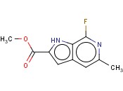 METHYL 7-FLUORO-5-METHYL-1H-PYRROLO[2,3-C]PYRIDINE-2-CARBOXYLATE