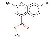 METHYL 3-BROMO-6-METHYLQUINOLINE-8-CARBOXYLATE