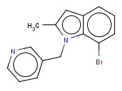 7-<span class='lighter'>溴</span>-2-<span class='lighter'>甲基</span>-1-<span class='lighter'>吡啶</span>-3-<span class='lighter'>基</span><span class='lighter'>甲基</span>-1H-吲哚