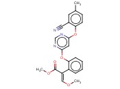 BENZENEACETIC ACID, 2-[[6-(2-CYANO-4-METHYLPHENOXY)-4-PYRIMIDINYL]OXY]-ALPHA-(METHOXYMETHYLENE)-, METHYL ESTER, (ALPHAE)-