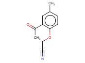 2-(2-<span class='lighter'>ACETYL</span>-4-METHYLPHENOXY)<span class='lighter'>ACETONITRILE</span>