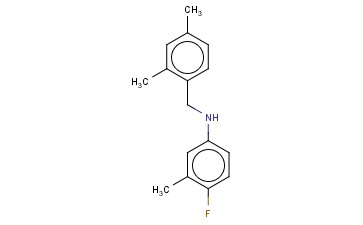 N-[(2,4-DIMETHYLPHENYL)METHYL]-4-FLUORO-3-METHYLANILINE