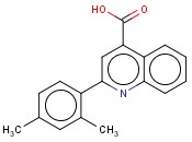 2-(2,4-DIMETHYLPHENYL)<span class='lighter'>QUINOLINE-4-CARBOXYLIC</span> ACID