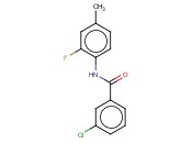 3-CHLORO-N-(2-FLUORO-4-METHYLPHENYL)BENZAMIDE