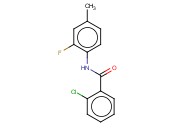 2-CHLORO-N-(2-FLUORO-4-METHYLPHENYL)BENZAMIDE