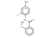 N-(2-FLUORO-4-METHYLPHENYL)-2-METHOXYBENZAMIDE