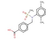 4-([(2,5-DIMETHYLPHENYL)(METHYLSULFONYL)AMINO]METHYL)BENZOIC ACID
