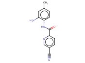 N-(2-AMINO-4-METHYLPHENYL)-5-<span class='lighter'>CYANOPYRIDINE</span>-2-CARBOXAMIDE