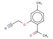 2-(2-<span class='lighter'>ACETYL</span>-5-METHYLPHENOXY)<span class='lighter'>ACETONITRILE</span>