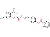 4-((2-(2-(2-ISOPROPYL-5-METHYLPHENOXY)AC)HYDRAZONO)ME)PH <span class='lighter'>2-CHLOROBENZOATE</span>
