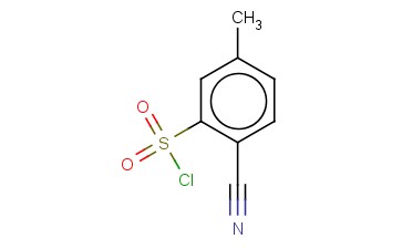 <span class='lighter'>2-CYANO-5-METHYLBENZENE-1-SULFONYL</span> <span class='lighter'>CHLORIDE</span>