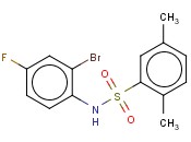 N-(2-BROMO-4-FLUOROPHENYL)-2,5-DIMETHYLBENZENESULFONAMIDE