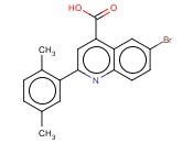 6-BROMO-2-(2,5-DIMETHYLPHENYL)<span class='lighter'>QUINOLINE-4-CARBOXYLIC</span> ACID