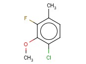 6-氯-2-<span class='lighter'>氟</span>-3-甲基<span class='lighter'>苯甲醚</span>