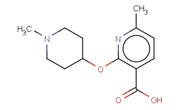 6-METHYL-2-[(1-METHYLPIPERIDIN-4-YL)OXY]PYRIDINE-3-CARBOXYLIC ACID