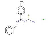 N-(AMINOCARBONOTHIOYL)-N'-BENZYL-4-METHYLBENZENECARBOXIMIDAMIDE HYDROCHLORIDE