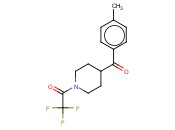 2,2,2-TRIFLUORO-1-(4-(4-METHYLBENZOYL)PIPERIDIN-1-YL)ETHANONE