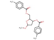 5-METHOXY-2-((4-METHYLBENZOYLOXY)METHYL)TETRAHYDROFURAN-3-YL 4-METHYLBENZOATE