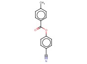 4'-甲基苯<span class='lighter'>甲酸</span> 4-氰<span class='lighter'>基</span><span class='lighter'>苯</span>酯