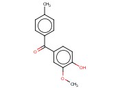 (4-<span class='lighter'>HYDROXY</span>-3-METHOXYPHENYL)(4-METHYLPHENYL)-METHANONE