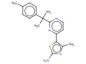 4-METHYL-5-(2-(2-P-TOLYLPROPAN-2-YL)PYRIMIDIN-4-YL)THIAZOL-2-AMINE