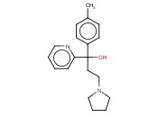 1-(4-METHYL PHENYL)-1-(2-PYRIDYL)-3-PYRROLIDINOPROPAN-1-OL