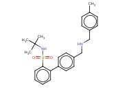 N-TERT-BUTYL-4'-((4-METHYLBENZYLAMINO)METHYL)BIPHENYL-2-SULFONAMIDE