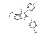 3-(4-FLUOROPHENYL)-2-(P-TOLYLOXY)-6,7-DIHYDRO-3H-CYCLOPENTA[4,5]THIENO[2,3-D]PYRIMIDIN-4(5H)-ONE