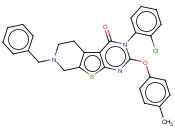 7-BENZYL-3-(2-CHLOROPHENYL)-2-(P-TOLYLOXY)-5,6,7,8-TETRAHYDROPYRIDO[4',3':4,5]THIENO[2,3-D]PYRIMIDIN-4(3H)-ONE