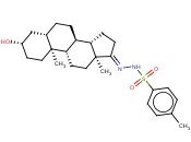BENZENESULFONIC ACID, 4-METHYL-, [(3BETA,5ALPHA)-3-HYDROXYANDROSTAN-17-YLIDENE]HYDRAZIDE