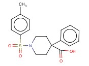 4-CARBOXY-1-[(4-METHYLPHENYL)SULPHONYL]-<span class='lighter'>4-PHENYLPIPERIDINE</span>