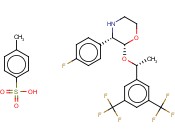 (2R,3S)-2-[(1R)-1-[3,5-双(三<span class='lighter'>氟</span>甲基)苯基]乙氧基]-3-(4-<span class='lighter'>氟</span>苯基)吗啉<span class='lighter'>对</span><span class='lighter'>苯</span>甲磺酸盐