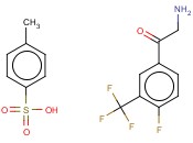 2-AMINO-1-(4-FLUORO-3-(TRIFLUOROMETHYL)PHENYL)ETHANONE 4-METHYLBENZENESULFONATE