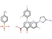 7-(3-氨基吡咯烷-1-基)-1-(2,4-二<span class='lighter'>氟</span>苯基)-6-<span class='lighter'>氟</span>-4-氧代-1,8-萘啶-3-甲酸 4-甲基<span class='lighter'>苯</span>磺酸盐