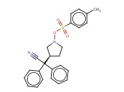 (S)-3-(1-CYANO-1,1-DIPHENYLMETHYL)-1-TOSYLOXYPYRROLIDINE