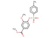 METHYL 3-METHOXY-4-([(4-METHYLPHENYL)SULFONYL]OXY)BENZOATE