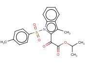 1H-INDOLE-2-ACETIC ACID, 3-METHYL-1-[(4-METHYLPHENYL)SULFONYL]-ALPHA-OXO-, ISOPROPYL ESTER