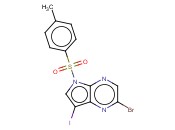 2-<span class='lighter'>溴</span>-7-碘-5-甲苯磺酰<span class='lighter'>基</span>-5H-吡咯并[2,3-B]吡嗪