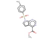 METHYL 7-TOSYL-7H-<span class='lighter'>PYRROLO</span>[<span class='lighter'>2,3-D</span>]<span class='lighter'>PYRIMIDINE</span>-4-CARBOXYLATE