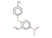 2-[(4-甲基苯基)硫代]-5-<span class='lighter'>硝基苯</span><span class='lighter'>甲醛</span>