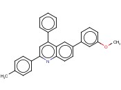6-(3-METHOXYPHENYL)-4-PHENYL-2-P-TOLYLQUINOLINE