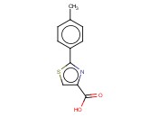 2-(4-<span class='lighter'>METHYLPHENYL</span>)-1,3-<span class='lighter'>THIAZOLE</span>-4-CARBOXYLIC ACID