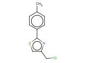4-(CHLOROMETHYL)-2-(4-<span class='lighter'>METHYLPHENYL</span>)-1,3-<span class='lighter'>THIAZOLE</span>