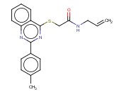 2-[[2-(4-METHYLPHENYL)-4-QUINAZOLINYL]THIO]-N-2-PROPENYL-ACETAMIDE