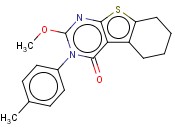 2-METHOXY-3-(P-TOLYL)-5,6,7,8-TETRAHYDROBENZO[4,5]THIENO[2,3-D]PYRIMIDIN-4(3H)-ONE