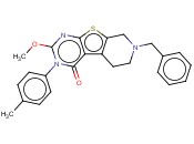 7-BENZYL-2-METHOXY-3-(P-TOLYL)-5,6,7,8-TETRAHYDROPYRIDO[4',3':4,5]THIENO[2,3-D]PYRIMIDIN-4(3H)-ONE