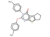 3-(P-TOLYL)-2-(P-TOLYLOXY)-6,7-DIHYDRO-3H-CYCLOPENTA[4,5]THIENO[2,3-D]PYRIMIDIN-4(5H)-ONE