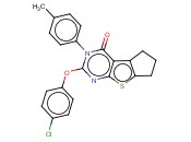 2-(4-CHLOROPHENOXY)-3-(P-TOLYL)-6,7-DIHYDRO-3H-CYCLOPENTA[4,5]THIENO[2,3-D]PYRIMIDIN-4(5H)-ONE